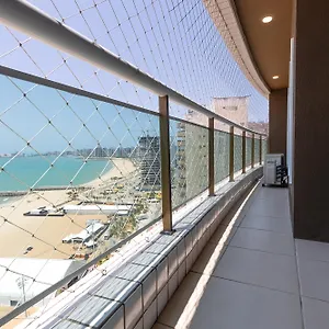 Modern Beachfront W. Magnificent Seaview Apartamento Fortaleza (Ceara)